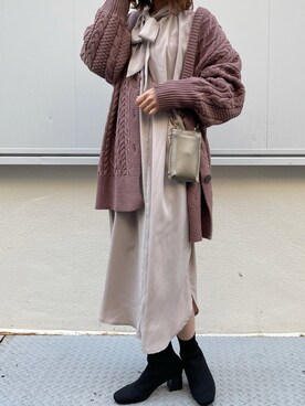 おまいさん(レディース・152cm)の冬コーディネート