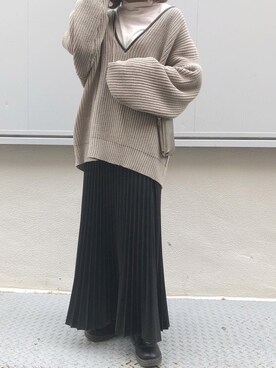 おまいさん（レディース・152cm）の冬コーディネート