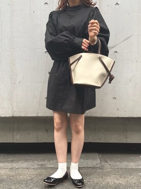 「ミニワンピ」｜おまいさん（レディース・152cm）の春コーディネート