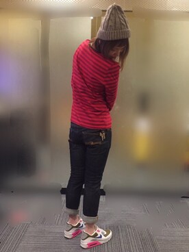 スニーカーを使った ヌーディージーンズ のレディース人気ファッションコーディネート Wear