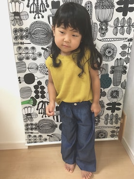 kanonさん（キッズ・90cm）の夏コーディネート