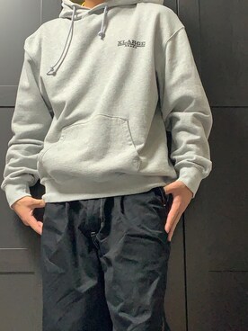 「Lee（リー）のアイテム（スラックス）」を使った、suzukiさん（メンズ・169cm）の冬コーディネート