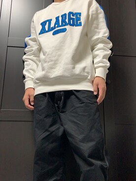 「Lee（リー）のアイテム（スラックス）」を使った、suzukiさん（メンズ・169cm）の冬コーディネート