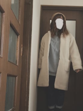 「merry jenny（メリージェニー）のアイテム（ムートンコート）」を使った、ayaさん（レディース・156cm）の冬コーディネート