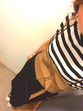 「Ungrid（アングリッド）のアイテム（その他トップス）」を使った、chan'makiさん（レディース・164cm）の夏コーディネート