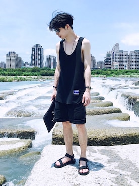 「MONKEY TIME」｜ChenHsinFuさん（メンズ・170cm・30代）の夏コーディネート