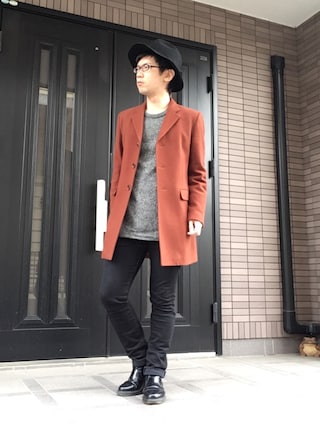 soe（ソーイ）の「FLEECE FINISH LIGHT MELTON PADDED CHESTERFIELD