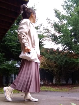 「H&M（エイチ・アンド・エム）のアイテム（パーカー）」を使った、:Dromromさん（レディース・155cm）の春コーディネート