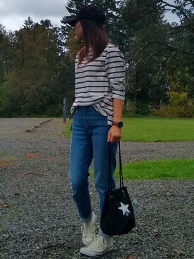 :Dromromさん（レディース・155cm）の秋コーディネート