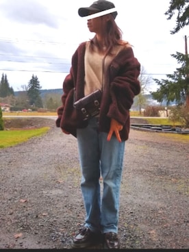 :Dromromさん（レディース・157cm）の冬コーディネート