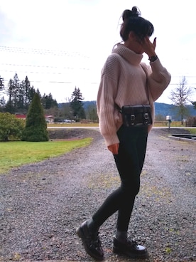 :Dromromさん（レディース・155cm）の冬コーディネート