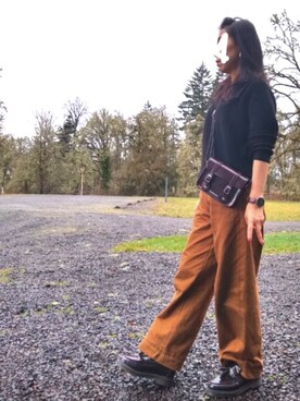 :Dromromさん（レディース・157cm）の冬コーディネート