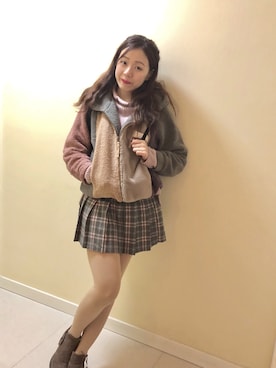 「TYAKASHAのアイテム（ジャケット/アウター）」を使った、好听听さん（レディース・165cm）の春コーディネート