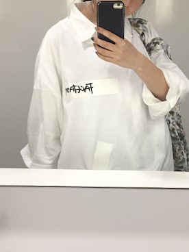 「FACETASM」｜「アイテム（PC・スマホグッズ/家電）」を使った、FUMIさん（レディース・154cm）の夏コーディネート