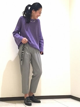 「DEMYLEE（デミリー）のアイテム」を使った、N.Sさん（レディース・167cm）の冬コーディネート