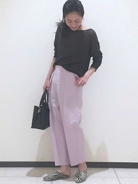 「アイテム（チョーカー）」を使った、N.Sさん（レディース・167cm）の春コーディネート