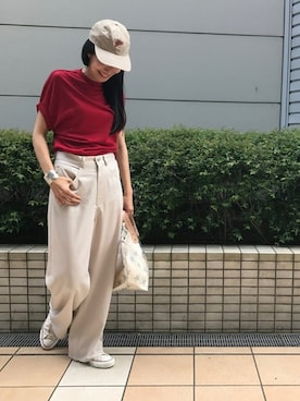 「TEMBEA（テンベア）のアイテム」を使った、N.Sさん（レディース・167cm）の夏コーディネート