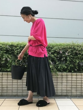 「EMU Australia（エミューオーストラリア）のアイテム」を使った、N.Sさん（レディース・167cm）の夏コーディネート