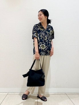 「arron（アローン）のアイテム」を使った、N.Sさん（レディース・167cm）の夏コーディネート