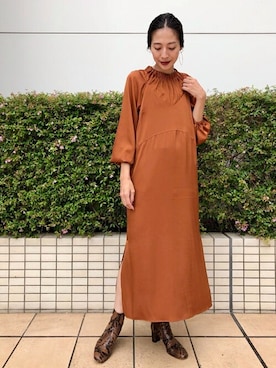 「journal standard L'essage（ジャーナルスタンダードレサージュ）のアイテム」を使った、N.Sさん（レディース・167cm）の秋コーディネート