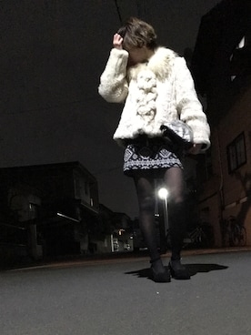 「シック」｜「アイテム（その他アウター）」を使った、FBKさん（レディース・160cm）の春コーディネート