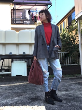 FBKさん（レディース・160cm）の秋コーディネート