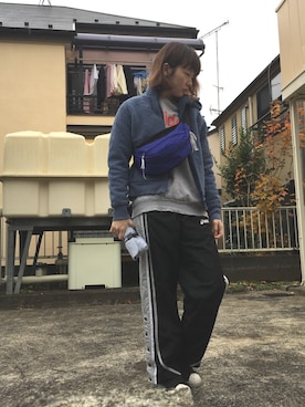 「adidas（アディダス）の【adidas】 オリジナルス スーパースタースリッポン[Superstar Slip On W]◆（スリッポン）」を使った、FBKさん（レディース・160cm）の冬コーディネート