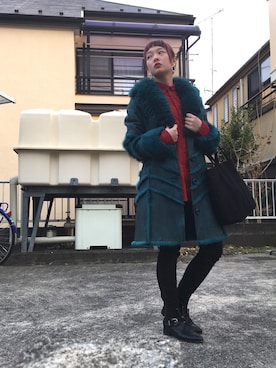 FBKさん（レディース・160cm）の冬コーディネート