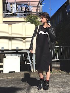 FBKさんの（FILA | フィラ）を使ったコーディネート