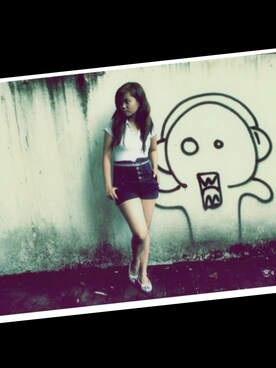 「AUGUST（オーガスト）のアイテム」を使った、Rain Agullanaさん（レディース・160cm）の春コーディネート