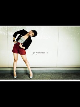 「ATMOSPHERE（アトモスフィア）のアイテム」を使った、Rain Agullanaさん（レディース・160cm）の春コーディネート