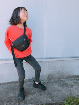 「ARC'TERYX（アークテリクス）のアイテム」を使った、waccoさん（キッズ・120cm）の秋コーディネート