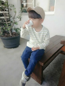 aoさん(キッズ・100cm)の春コーディネート