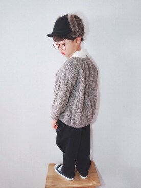 aoさん(キッズ・110cm)の冬コーディネート