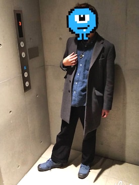 「THE SCOTCH HOUSE（スコッチハウス）のアイテム（トップス）」を使った、なめたけさん（メンズ・170cm）の春コーディネート