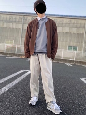 「ノーカラージャケット」｜dai31さん（メンズ・165cm）の冬コーディネート