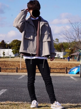 「anown（アノン）のアイテム（ジャケット/アウター）」を使った、dai31さん（メンズ・165cm）の冬コーディネート
