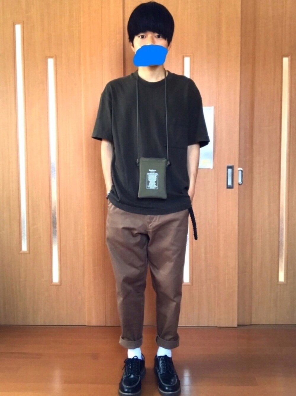 「おしゃれになりたい、自分磨き、おしゃれさんと繋がりたい、ユニクロ、ユニクロユー、GU」｜「UNIQLOのアイテム（Tシャツ/カットソー、グリーン系）」を使った、コウスケさん（メンズ・168cm）の夏コーディネートの1枚目の写真