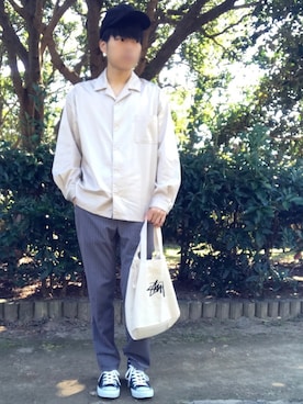 「smart（スマート）のアイテム」を使った、コウスケさん（メンズ・168cm）の秋コーディネート