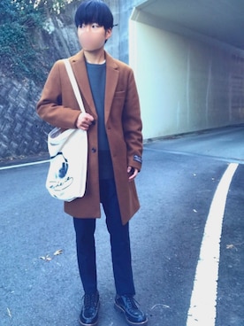 「flumpool」｜コウスケさん（メンズ・168cm）の冬コーディネート