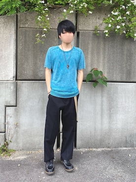 「SENSE OF PLACE by URBAN RESEAR」｜「アイテム（アクセサリー）」を使った、コウスケさん（メンズ・168cm）の春コーディネート