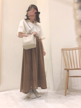 M さん（レディース・159cm）の春コーディネート