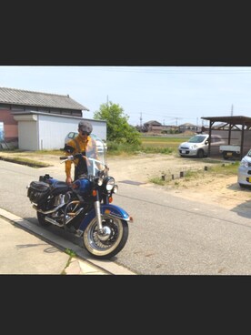「Harley-Davidson（ハーレーダビッドソン）のアイテム（その他）」を使った、悠さん（メンズ・176cm）の夏コーディネート