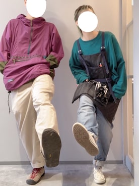 「L.L.Bean（エルエルビーン）のアイテム（ナイロンジャケット）」を使った、悠さん（メンズ・176cm）の冬コーディネート