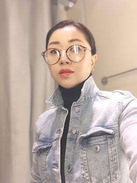 「ZARA（ザラ）のアイテム（デニムジャケット、ホワイト系）」を使った、kuri0723さん（レディース・163cm）の夏コーディネート