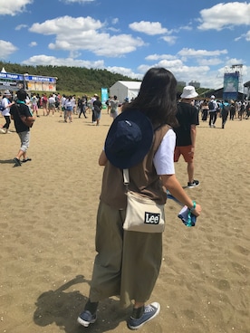 「サマソニ」｜馮詩惠さん（レディース・164cm）の秋コーディネート
