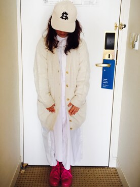 「RNA」｜「アイテム（シャツワンピース）」を使った、judieさん（レディース・148cm）の冬コーディネート
