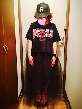 「Another Edition」｜「アイテム（キャップ）」を使った、judieさん（レディース・148cm）の夏コーディネート