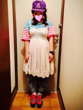 「Candy Stripper」｜「アイテム（その他）」を使った、judieさん（レディース・148cm）の夏コーディネート