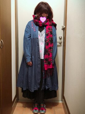 「Another Edition」｜「アイテム（キャミソール）」を使った、judieさん（レディース・148cm）の冬コーディネート